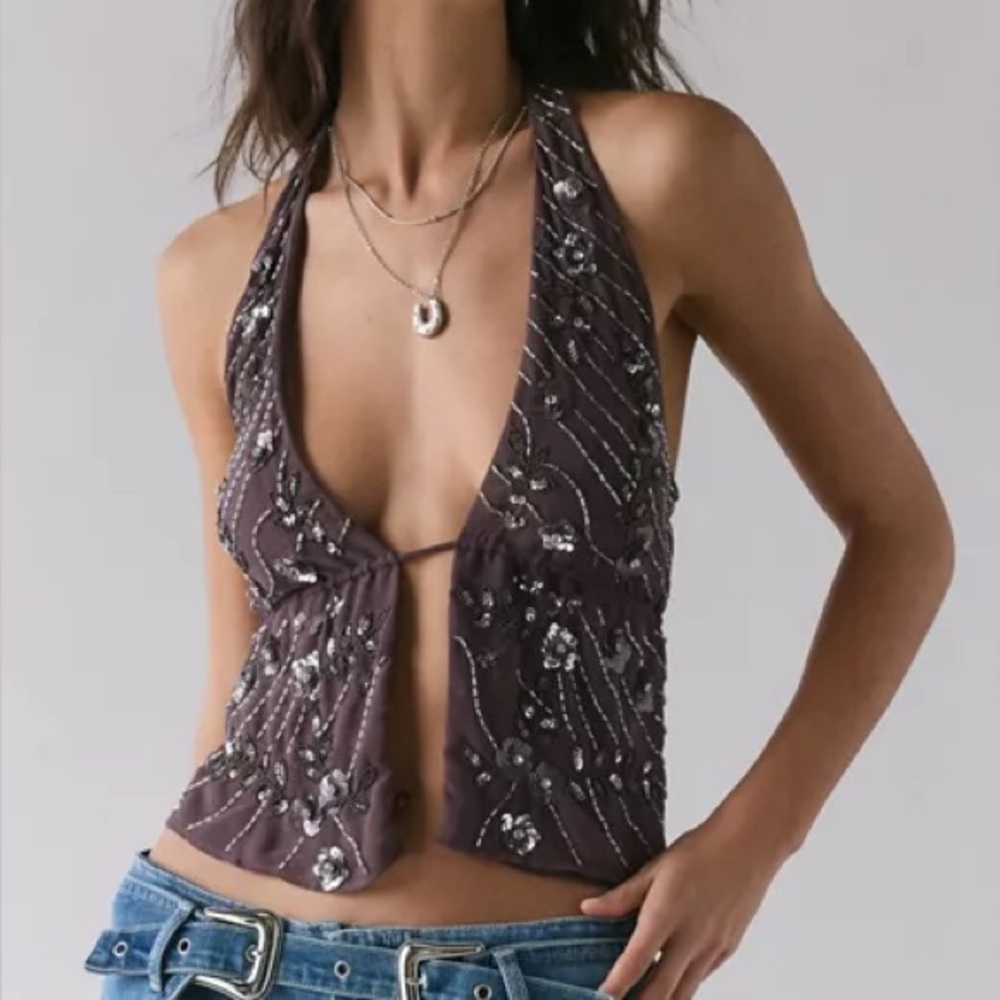 Urban Outfitters Dark Maroon Top